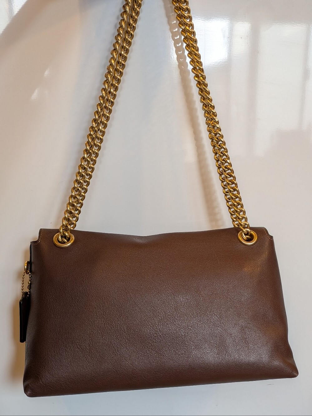 Coach Maple Chelsea Shoulder Bag 30 W/ Chain - Picture 2 of 14